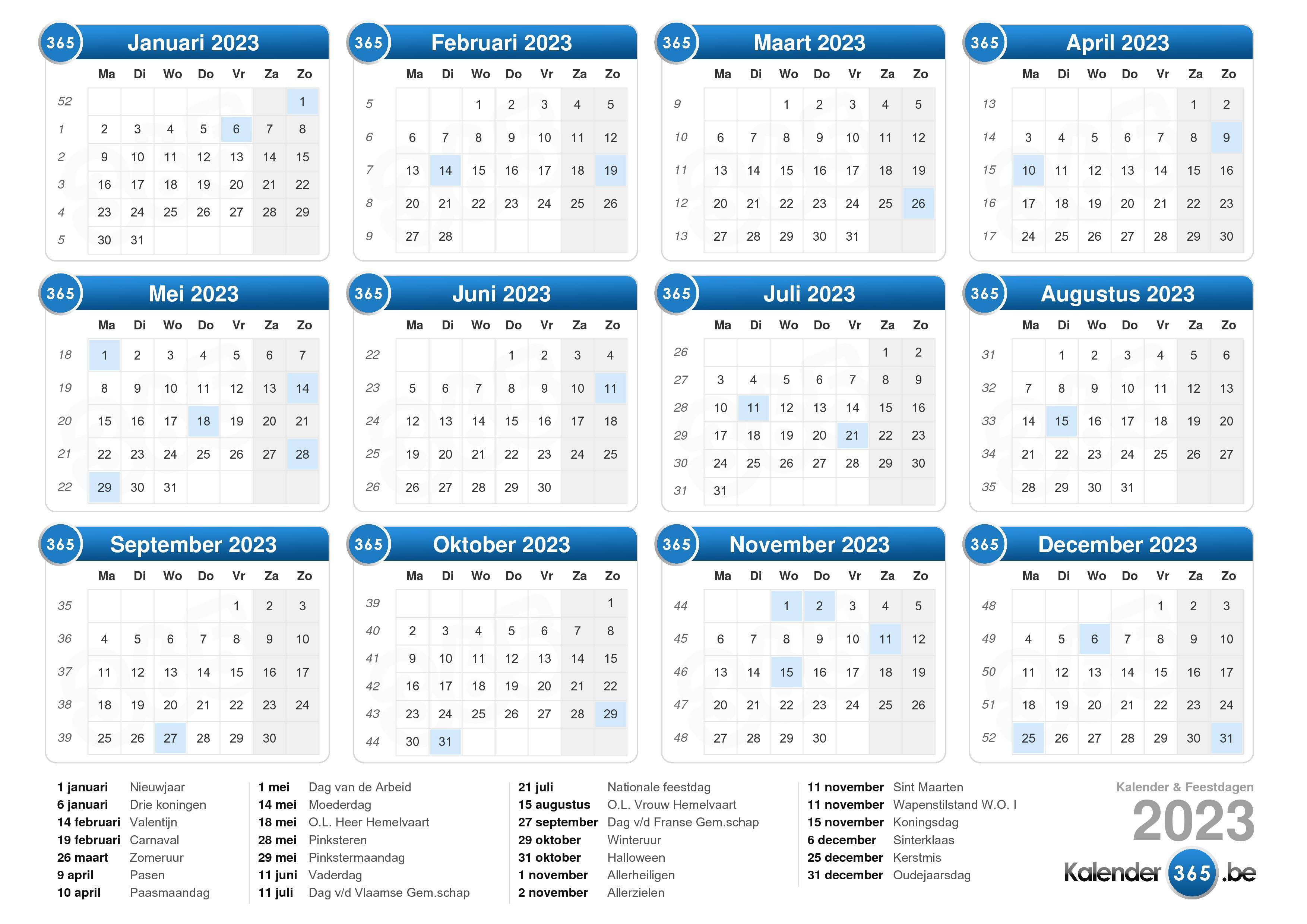 Kalender 2023