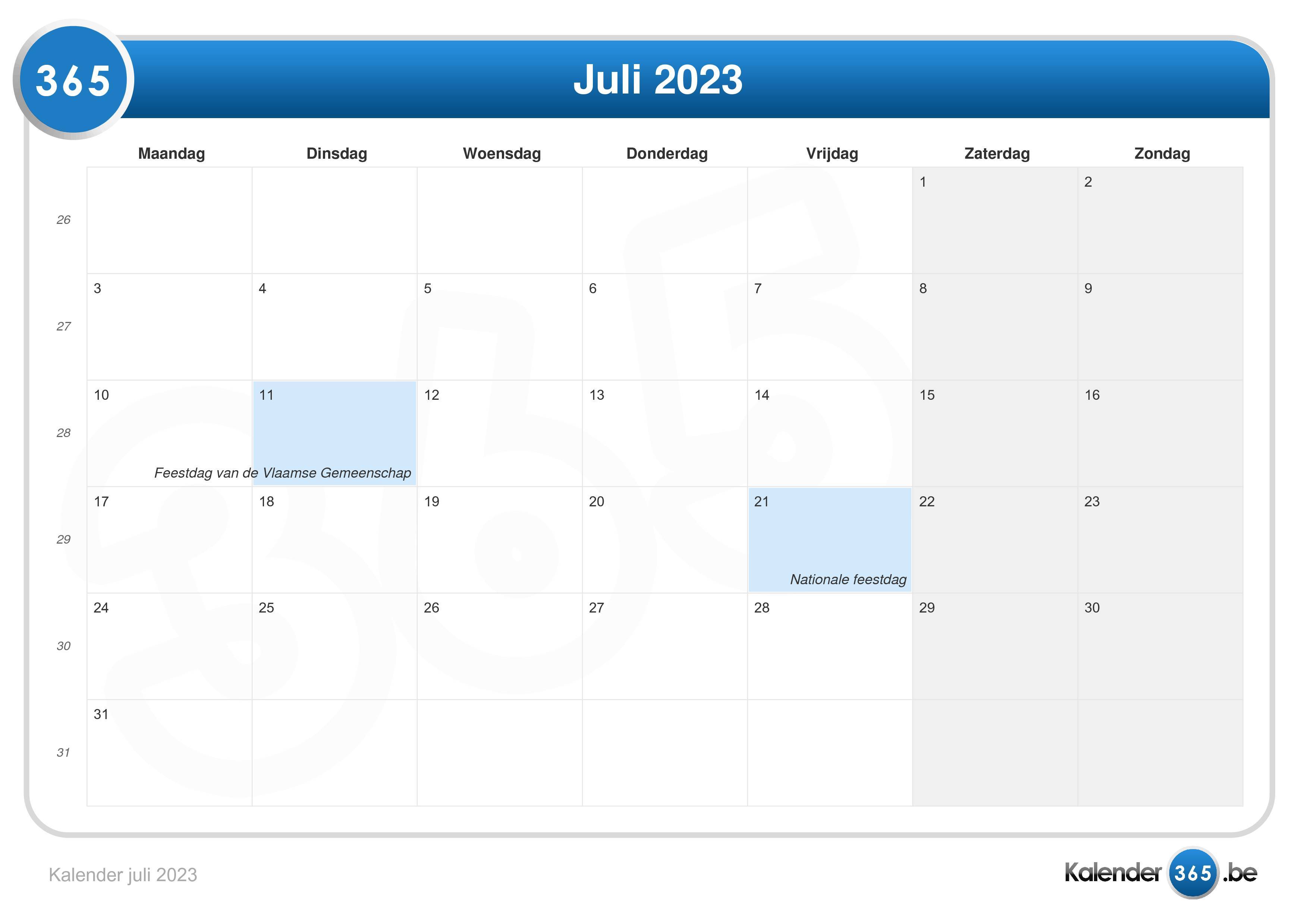 Juli 2023 Kalender De1 Printable Calendar The Beste Kalender Gambaran